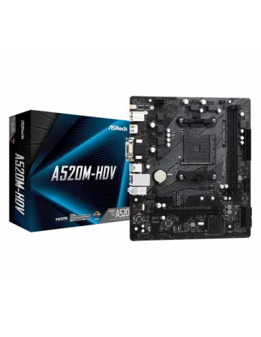 PLACA BASE ASROCK AM4 A520M-HDV