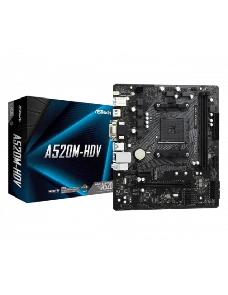 PLACA BASE ASROCK AM4 A520M-HDV