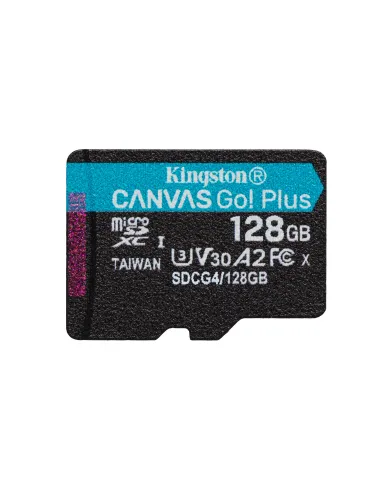 Kingston Technology 128GB microSDXC Canvas Go Plus Gen4 200R A2 U3 Paquete individual sin ADP
