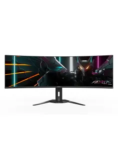 GIGABYTE Monitor de juegos curvo CO49DQ OLED - 5120x1440 (DQHD), 1800R, 144Hz, 0.03ms, KVM, FreeSync Premium Pro, HDMI 2.1 2