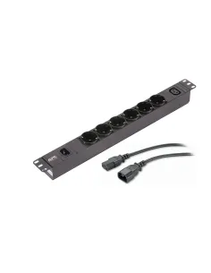 APC EPDU1010B-SCH unidad de distribución de energía (PDU) 7 salidas AC 1U Negro