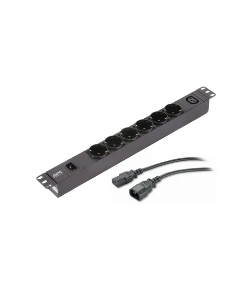 APC EPDU1010B-SCH unidad de distribución de energía (PDU) 7 salidas AC 1U Negro