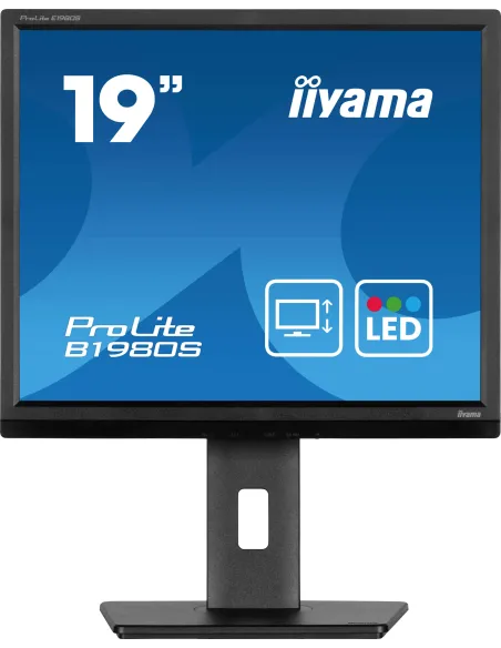 iiyama ProLite B1980S-B1 pantalla para PC 48,3 cm (19") 1280 x 1024 Pixeles VGA LED Negro