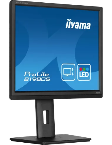 iiyama ProLite B1980S-B1 pantalla para PC 48,3 cm (19") 1280 x 1024 Pixeles VGA LED Negro