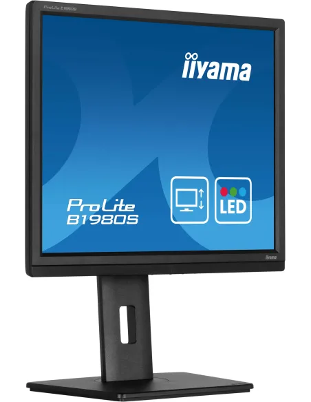 iiyama ProLite B1980S-B1 pantalla para PC 48,3 cm (19") 1280 x 1024 Pixeles VGA LED Negro