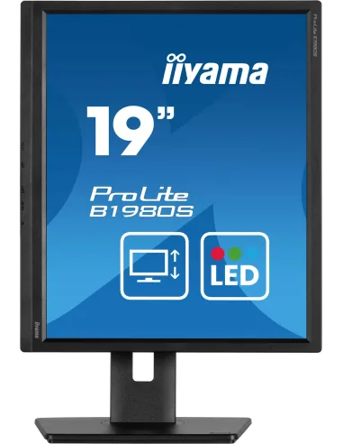 iiyama ProLite B1980S-B1 pantalla para PC 48,3 cm (19") 1280 x 1024 Pixeles VGA LED Negro