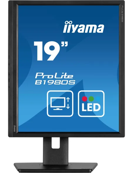 iiyama ProLite B1980S-B1 pantalla para PC 48,3 cm (19") 1280 x 1024 Pixeles VGA LED Negro