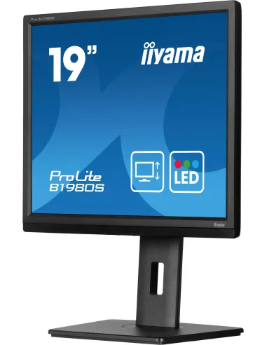 iiyama ProLite B1980S-B1 pantalla para PC 48,3 cm (19") 1280 x 1024 Pixeles VGA LED Negro