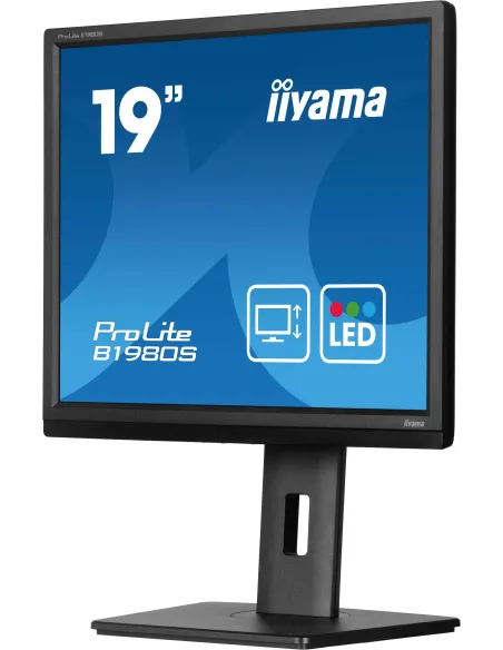 iiyama ProLite B1980S-B1 pantalla para PC 48,3 cm (19") 1280 x 1024 Pixeles VGA LED Negro