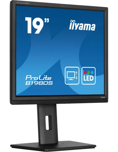 iiyama ProLite B1980S-B1 pantalla para PC 48,3 cm (19") 1280 x 1024 Pixeles VGA LED Negro