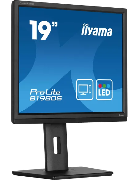 iiyama ProLite B1980S-B1 pantalla para PC 48,3 cm (19") 1280 x 1024 Pixeles VGA LED Negro