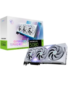 MSI GAMING GEFORCE RTX 5080 16G TRIO OC WHITE tarjeta gráfica NVIDIA 16 GB GDDR7
