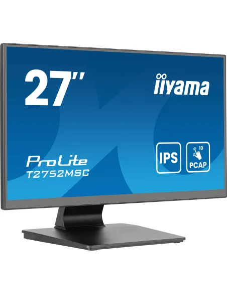 iiyama ProLite T2752MSC-B1AG pantalla para PC 68,6 cm (27") 1920 x 1080 Pixeles Full HD LED Pantalla táctil Negro