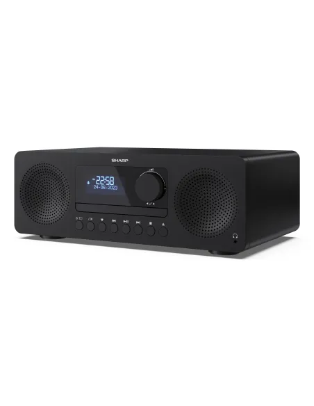 Sharp XL-B720D(BK) sistema de audio para el hogar Microcadena de música para uso doméstico 30 W Negro