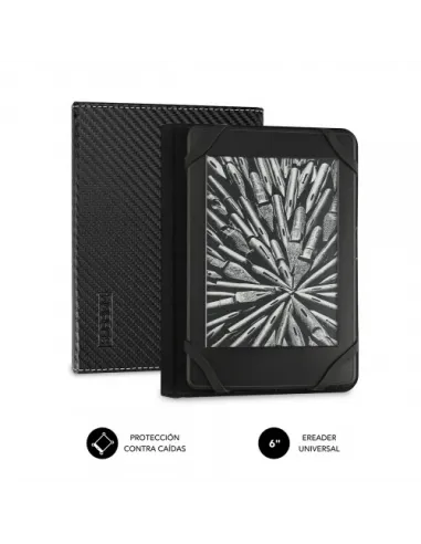 SUBBLIM Funda Libro Electrónico Clever Ebook Case 6" Black