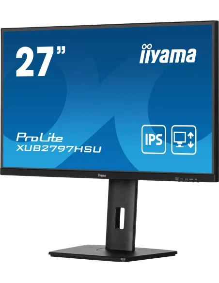 iiyama ProLite XUB2797HSU-B2 pantalla para PC 68,6 cm (27") 1920 x 1080 Pixeles Full HD LED Negro iiyama ProLite XUB2797HSU-B2 pantalla para PC 68,6 cm (27") 1920 x 1080 Pixeles Full HD LED Negro
