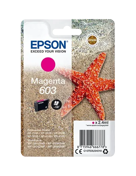 Epson Singlepack Magenta 603 Ink