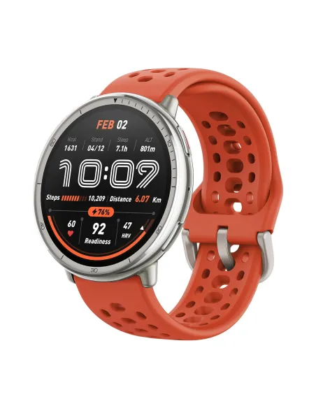 Amazfit Active 2 3,35 cm (1.32") AMOLED Digital 466 x 466 Pixeles Pantalla táctil Plata GPS (satélite)