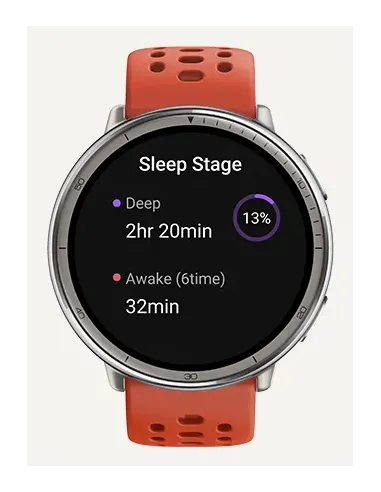 Amazfit Active 2 3,35 cm (1.32") AMOLED Digital 466 x 466 Pixeles Pantalla táctil Plata GPS (satélite)