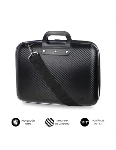 SUBBLIM Maletín Ordenador EVA Laptop Bag Carbon 13,3" Black