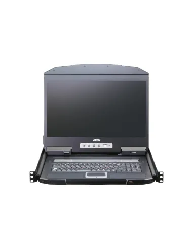 ATEN CL3116NX consola de rack 47 cm (18.5") 1366 x 768 Pixeles Metal, Plástico Negro 1U