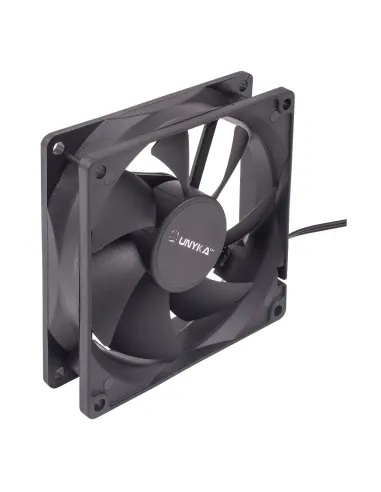 UNYKAch 90 mm Carcasa del ordenador Ventilador 9 cm Negro