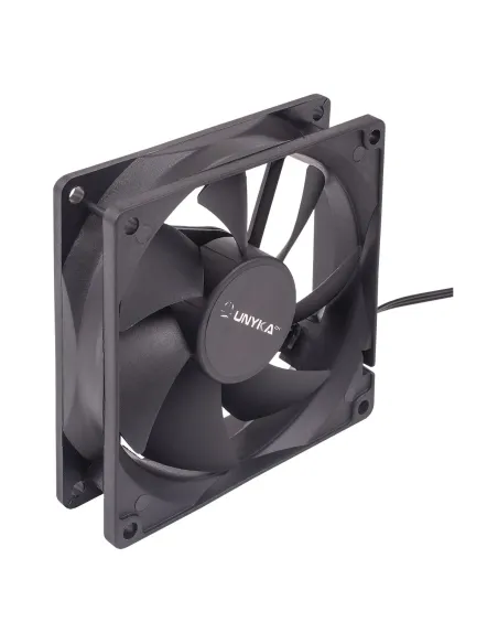 UNYKAch 90 mm Carcasa del ordenador Ventilador 9 cm Negro