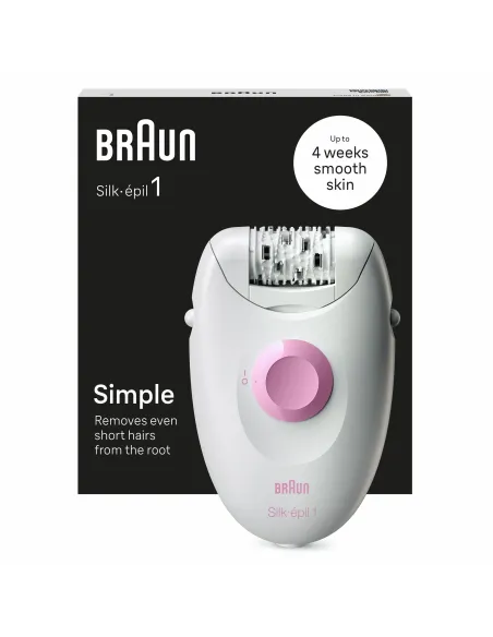 Braun Silk-épil 1 1-000 20 pinzas Rosa, Blanco