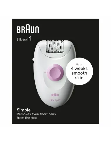 Braun Silk-épil 1 1-000 20 pinzas Rosa, Blanco
