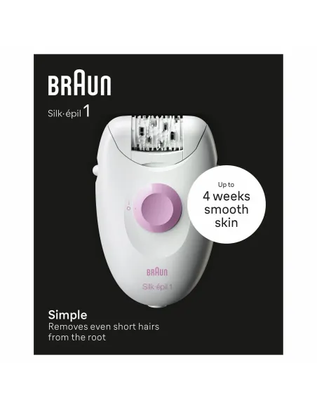 Braun Silk-épil 1 1-000 20 pinzas Rosa, Blanco