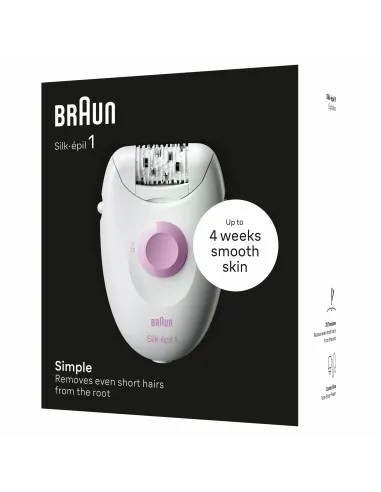 Braun Silk-épil 1 1-000 20 pinzas Rosa, Blanco