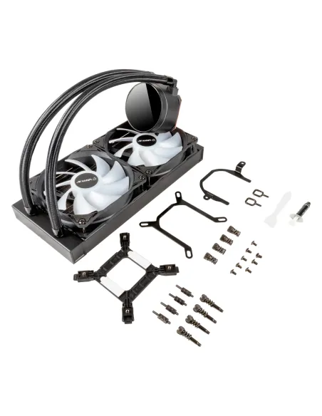 UNYKAch AquaStorm 240 Procesador Sistema de refrigeración líquida todo en uno 12 cm Negro 1 pieza(s)