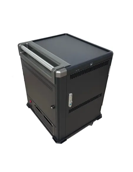 Ewent EW1703 carrito y armario de dispositivo portátil Carro de gestión y carga para dispositivos portátiles Negro, Gris
