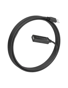 AISENS Cable USB 2.0 Prolongador con Amplificador, Tipo A M-A H, Negro, 5.0m 2