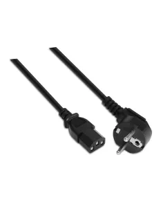 AISENS A132-0170 cable de transmisión Negro 10 m CEE7 7 C13 acoplador