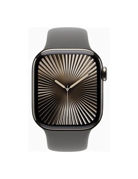 Smartwatch apple watch series 10 gps + cell 42mm natural titanium m - l