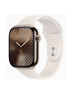 Smartwatch apple watch series 10 gps + cell 46mm golden titanium s - m
