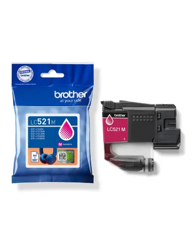 Brother LC521M cartucho de tinta 1 pieza(s) Original Magenta