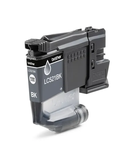 Brother LC521BK cartucho de tinta 1 pieza(s) Original Negro
