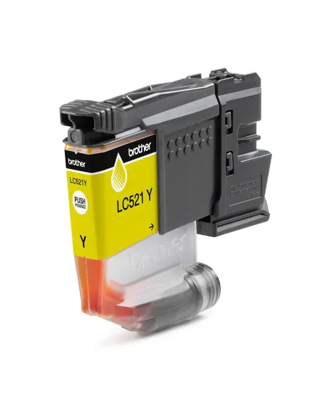 Brother LC521Y cartucho de tinta 1 pieza(s) Original Amarillo