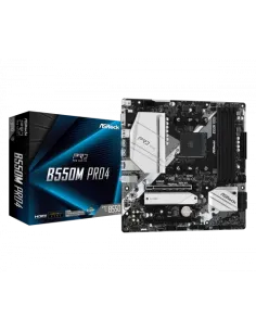 Asrock B550M Pro4 AMD B550 Zócalo AM4 micro ATX