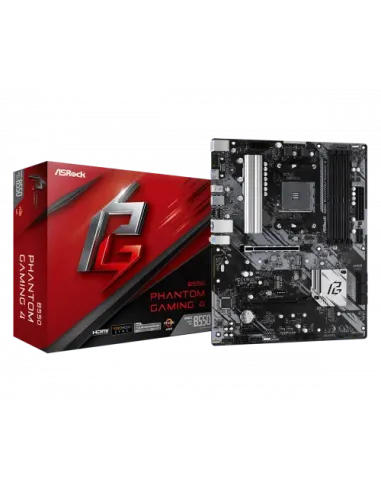 Asrock B550 Phantom Gaming 4 AMD B550 Zócalo AM4 ATX