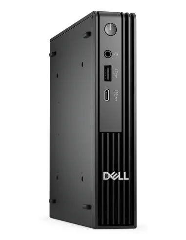 DELL Pro QCM1250 Intel® Core™ i3 i3-14100T 8 GB DDR5-SDRAM 512 GB SSD Windows 11 Pro Micro PC Mini PC Negro