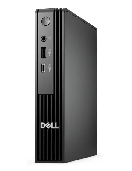 DELL Pro QCM1250 Intel® Core™ i3 i3-14100T 8 GB DDR5-SDRAM 512 GB SSD Windows 11 Pro Micro PC Mini PC Negro