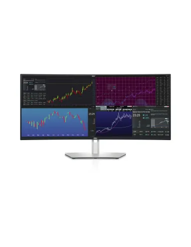DELL UltraSharp U3824DW LED display 95,2 cm (37.5") 3840 x 1600 Pixeles Wide Quad HD+ LCD Negro, Plata