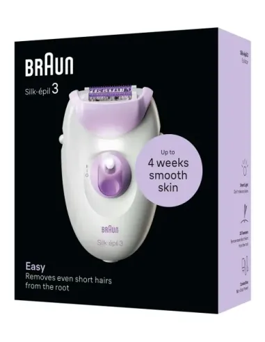 Braun Silk-épil 3 3-000 20 pinzas Púrpura, Blanco