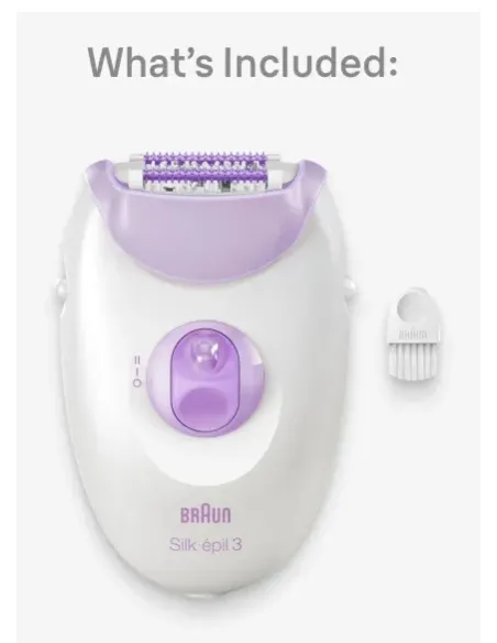 Braun Silk-épil 3 3-000 20 pinzas Púrpura, Blanco