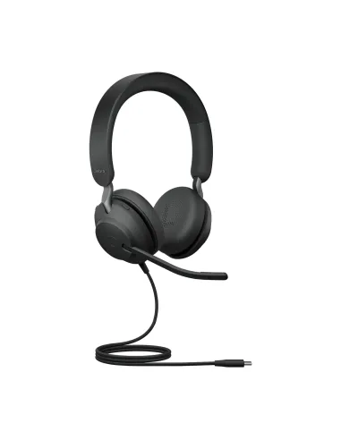 Jabra 24189-989-899 auricular y casco Auriculares Alámbrico Diadema Llamadas Música USB Tipo C Negro