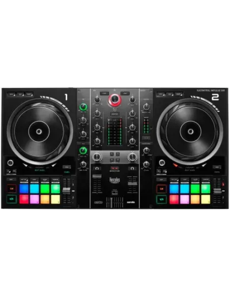 Hercules Inpulse 500 DVS (Sistema de vinilo digital) para scratch digital Negro