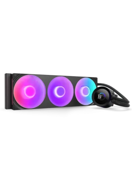 NZXT Kraken Plus 360 RGB Procesador Sistema de refrigeración líquida todo en uno Negro 1 pieza(s)